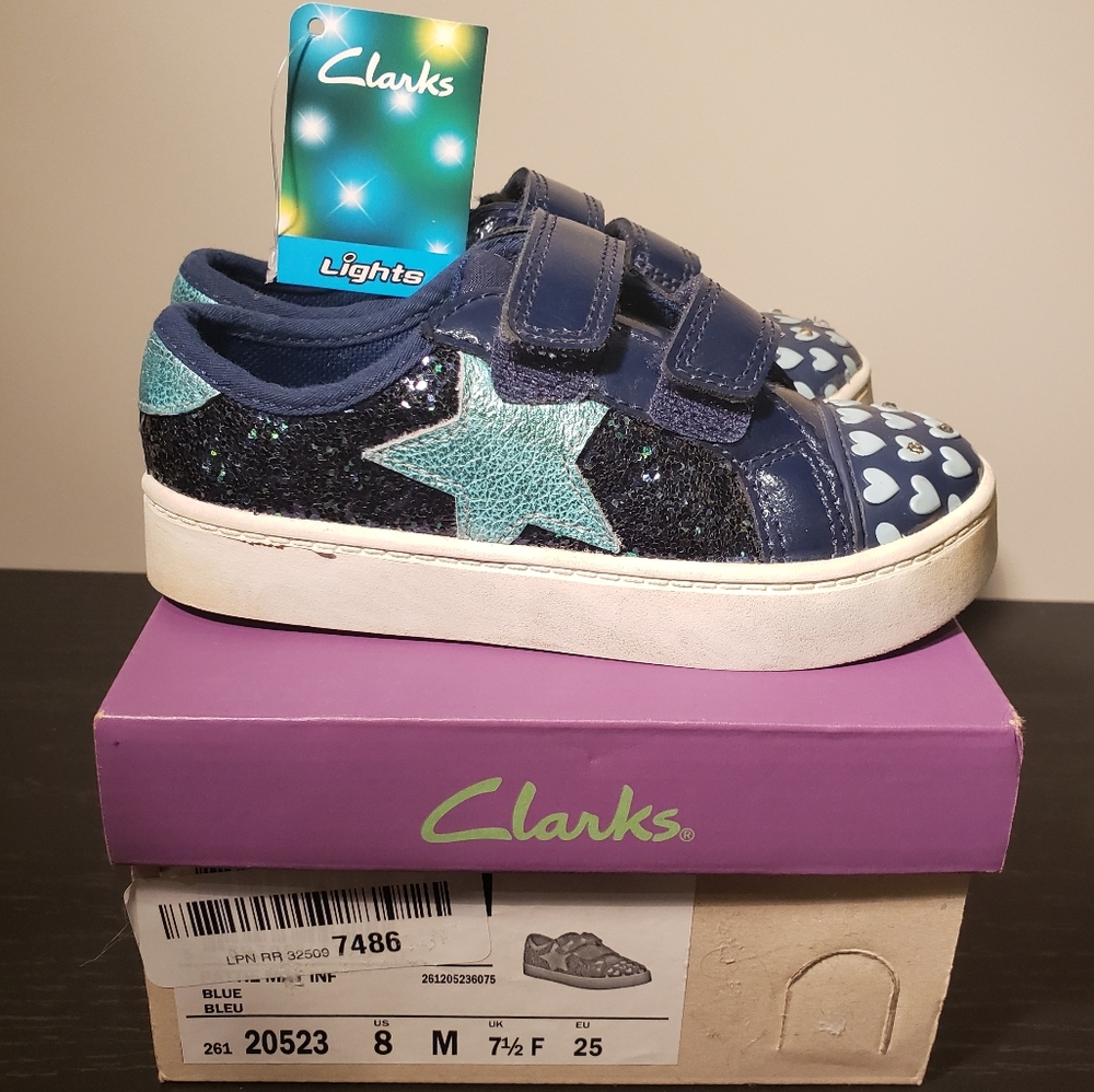 Clarks Pattie May Light up shoes